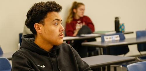 Accounting students in classroom